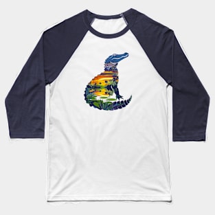 Everglades Alligator Baseball T-Shirt